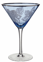 DARTINGTON CRYSTAL LLB COCKTAIL CHIC ORMOLU (BLUE)